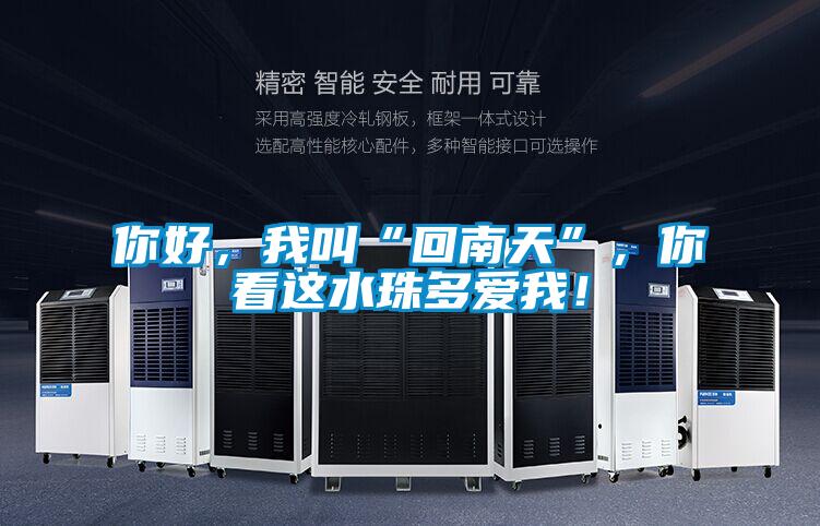 你好，我叫“回南天”，你看這水珠多愛我！