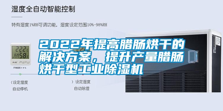 2022年提高臘腸烘干的解決方案，提升產(chǎn)量臘腸烘干型工業(yè)除濕機