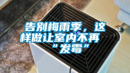 告別梅雨季，這樣做讓室內(nèi)不再“發(fā)霉”