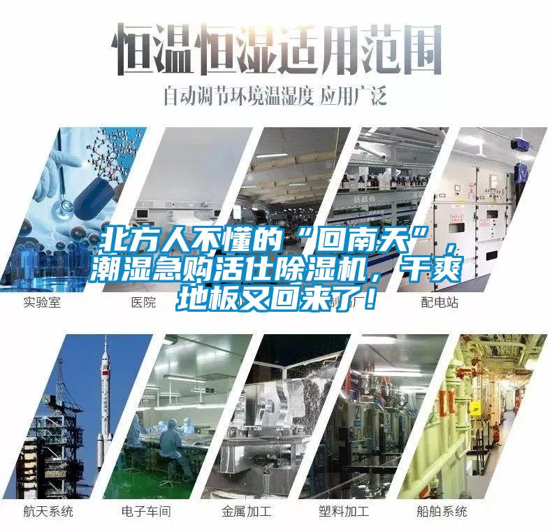 北方人不懂的“回南天”，潮濕急購活仕除濕機，干爽地板又回來了！