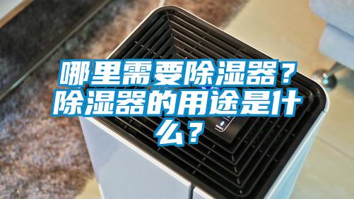 哪里需要除濕器？除濕器的用途是什么？
