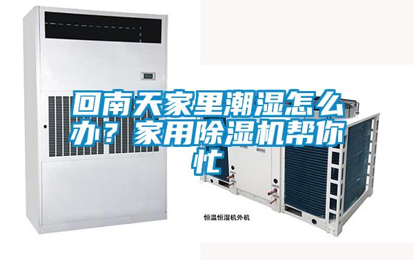 回南天家里潮濕怎么辦？家用除濕機幫你忙