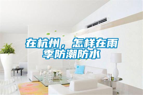 在杭州，怎樣在雨季防潮防水