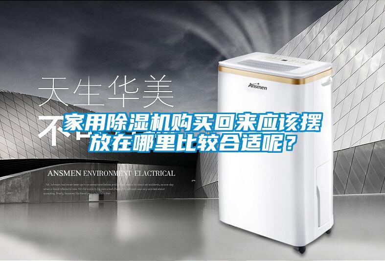 家用除濕機購買回來應(yīng)該擺放在哪里比較合適呢？
