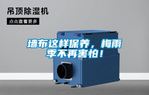 墻布這樣保養(yǎng)，梅雨季不再害怕！