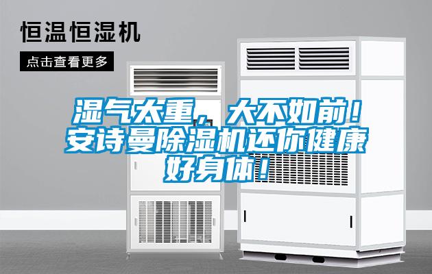 濕氣太重，大不如前！安詩曼除濕機還你健康好身體！