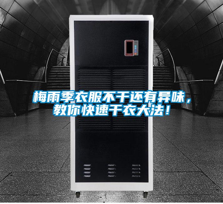 梅雨季衣服不干還有異味，教你快速干衣大法！