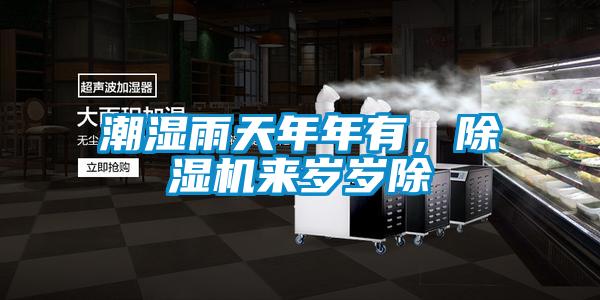 潮濕雨天年年有，除濕機來歲歲除