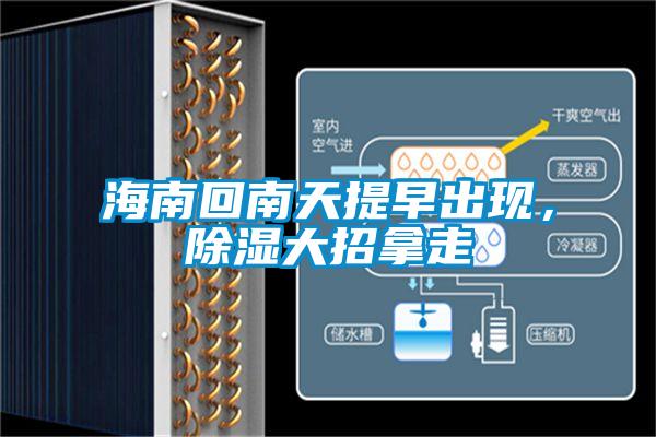 海南回南天提早出現(xiàn)，除濕大招拿走