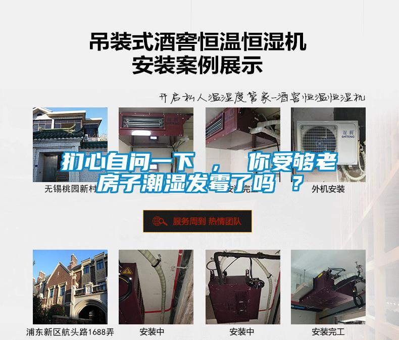 捫心自問一下 ， 你受夠老房子潮濕發(fā)霉了嗎 ？