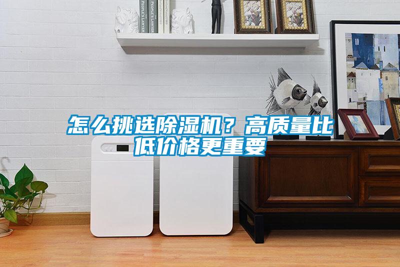 怎么挑選除濕機？高質量比低價格更重要