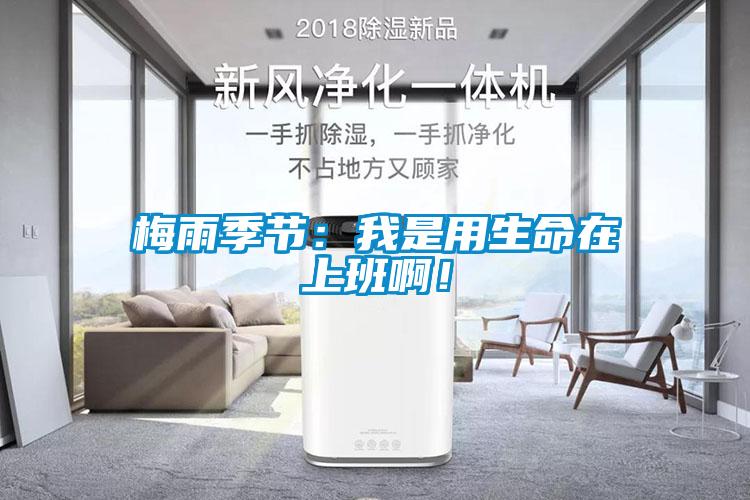 梅雨季節(jié)：我是用生命在上班??！