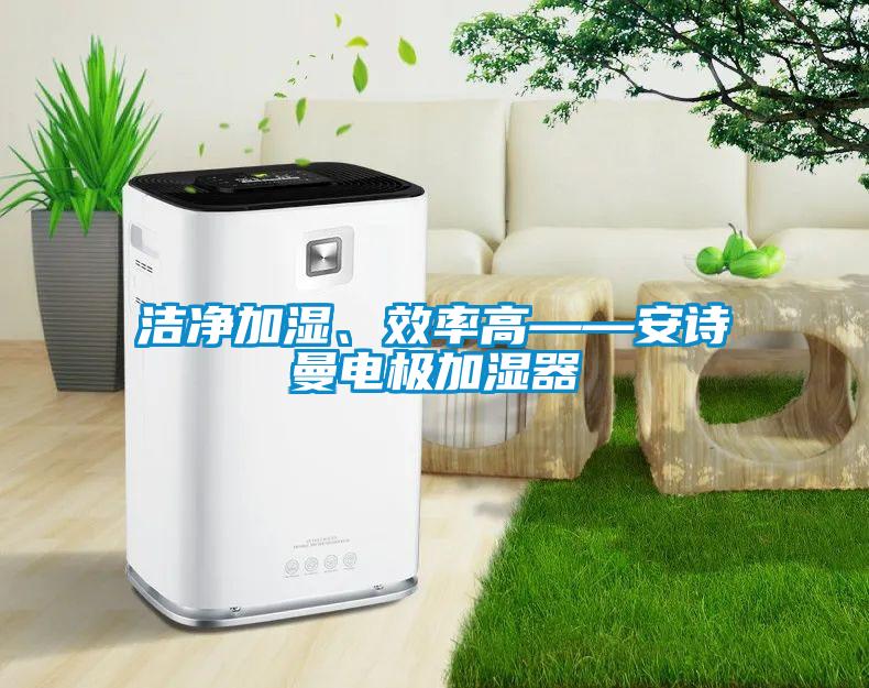 潔凈加濕、效率高——安詩曼電極加濕器