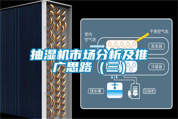 抽濕機(jī)市場分析及推廣思路（三）