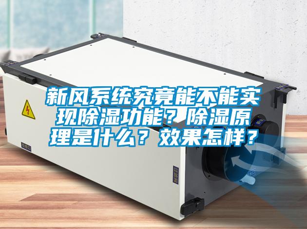 新風(fēng)系統(tǒng)究竟能不能實(shí)現(xiàn)除濕功能？除濕原理是什么？效果怎樣？