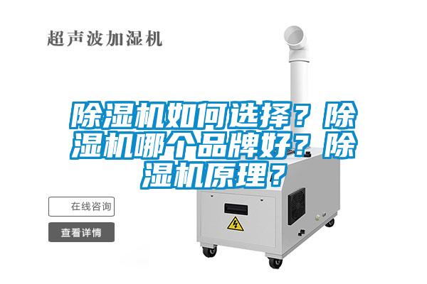 除濕機如何選擇？除濕機哪個品牌好？除濕機原理？