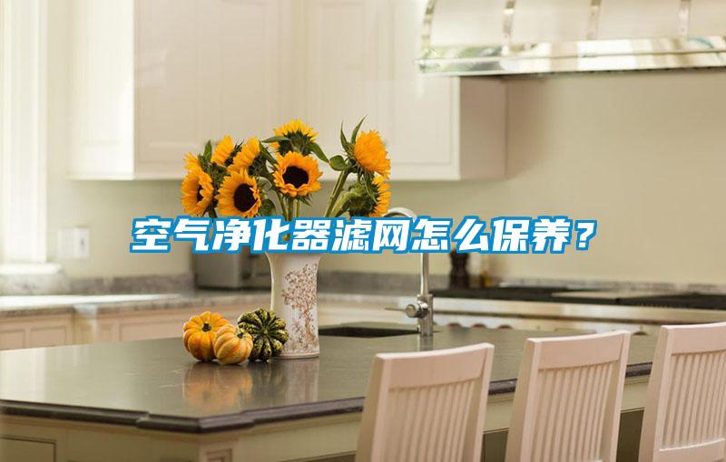 空氣凈化器濾網(wǎng)怎么保養(yǎng)？
