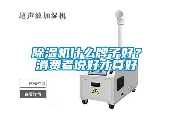 除濕機(jī)什么牌子好？消費(fèi)者說(shuō)好才算好