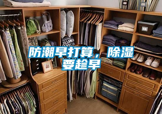 防潮早打算，除濕要趁早