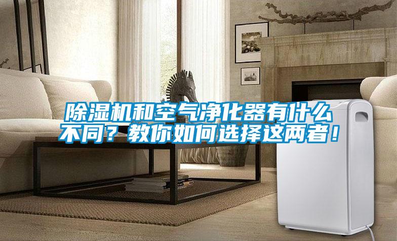 除濕機(jī)和空氣凈化器有什么不同？教你如何選擇這兩者！