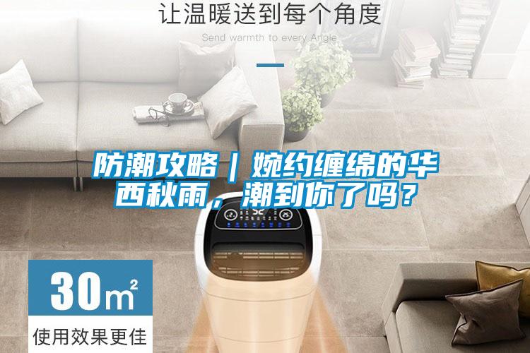 防潮攻略｜婉約纏綿的華西秋雨，潮到你了嗎？
