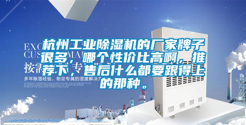杭州工業(yè)除濕機的廠家牌子很多，哪個性價比高啊，推薦下，售后什么都要跟得上的那種。