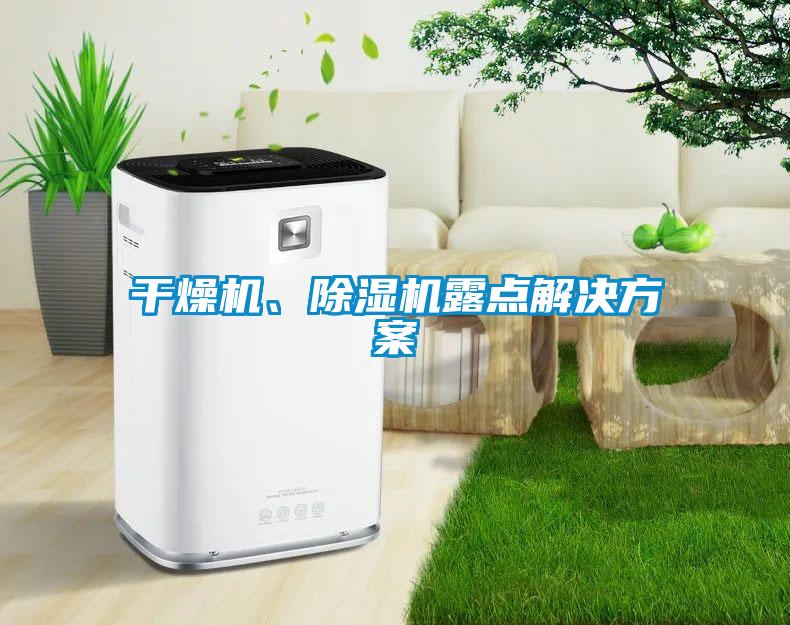 干燥機(jī)、除濕機(jī)露點(diǎn)解決方案