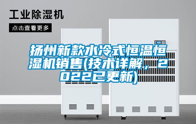 揚州新款水冷式恒溫恒濕機銷售(技術(shù)詳解，2022已更新)