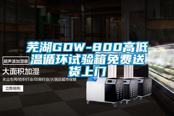 蕪湖GDW-800高低溫循環(huán)試驗箱免費送貨上門