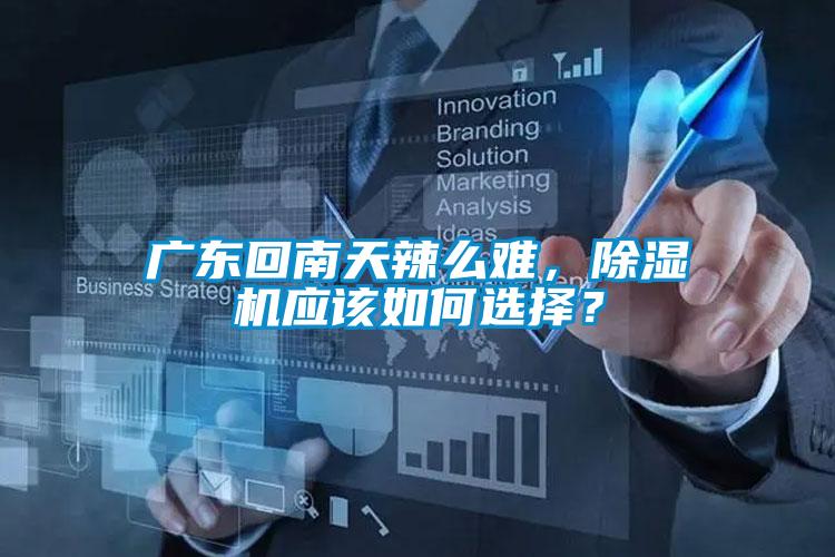 廣東回南天辣么難，除濕機應(yīng)該如何選擇？