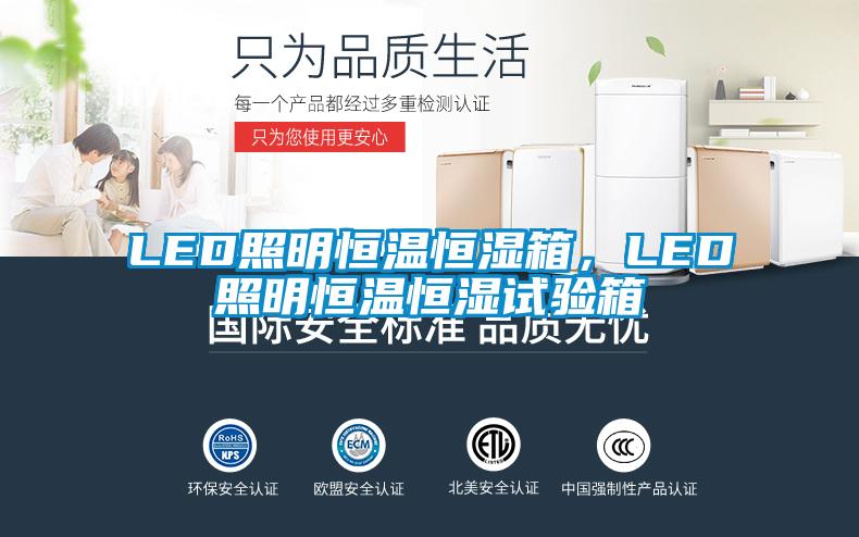 LED照明恒溫恒濕箱，LED照明恒溫恒濕試驗箱