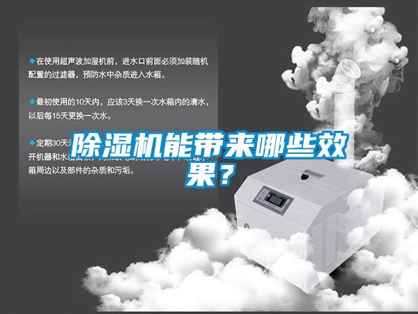除濕機(jī)能帶來哪些效果？