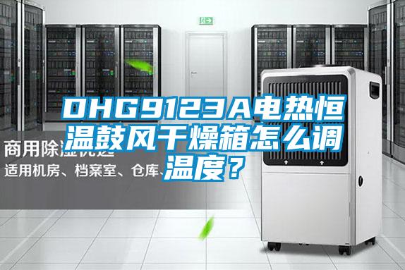 DHG9123A電熱恒溫鼓風(fēng)干燥箱怎么調(diào)溫度？