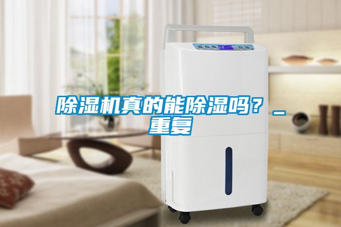 除濕機真的能除濕嗎？_重復