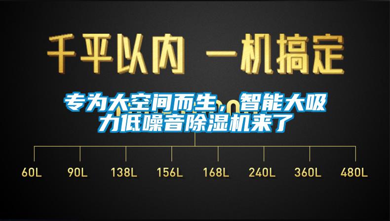 專為大空間而生，智能大吸力低噪音除濕機(jī)來了