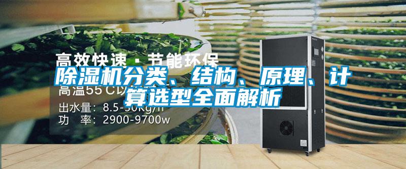 除濕機分類、結(jié)構(gòu)、原理、計算選型全面解析