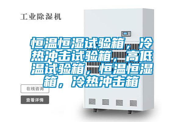 恒溫恒濕試驗箱，冷熱沖擊試驗箱，高低溫試驗箱，恒溫恒濕箱，冷熱沖擊箱