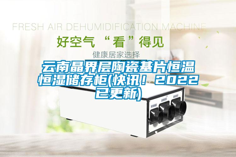 云南晶界層陶瓷基片恒溫恒濕儲存柜(快訊！2022已更新)