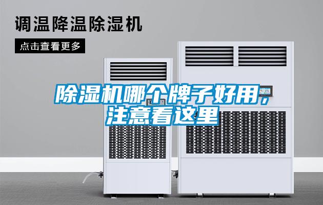 除濕機(jī)哪個(gè)牌子好用，注意看這里