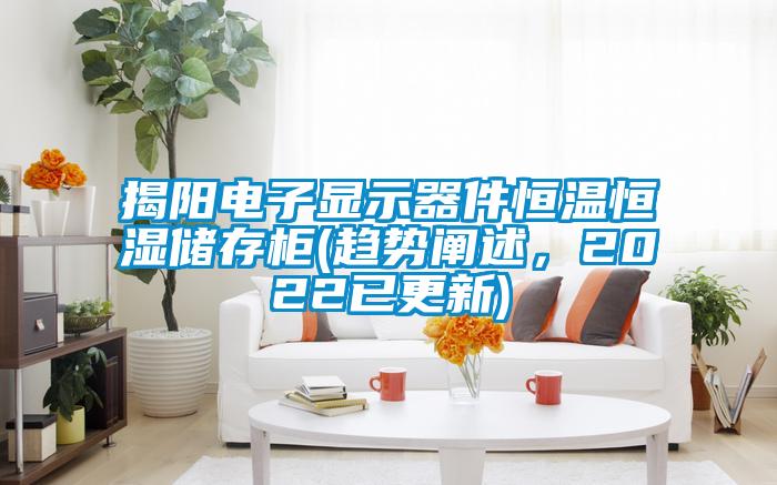 揭陽電子顯示器件恒溫恒濕儲存柜(趨勢闡述，2022已更新)
