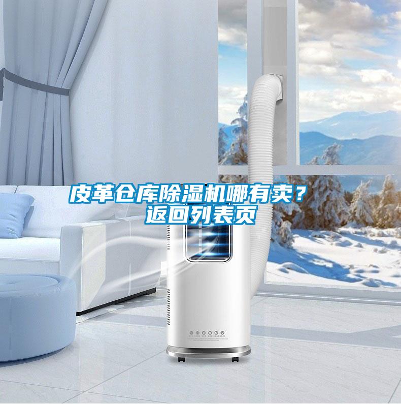 皮革倉庫除濕機(jī)哪有賣？ 返回列表頁
