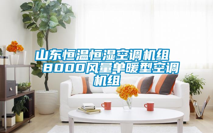 山東恒溫恒濕空調(diào)機組  8000風(fēng)量單暖型空調(diào)機組