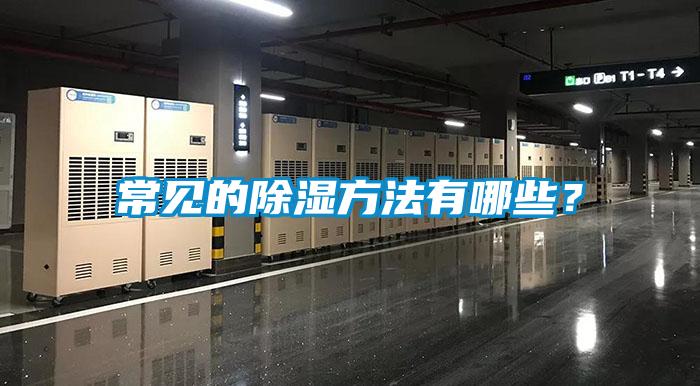 常見的除濕方法有哪些？