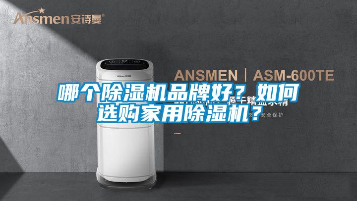 哪個除濕機品牌好？如何選購家用除濕機？