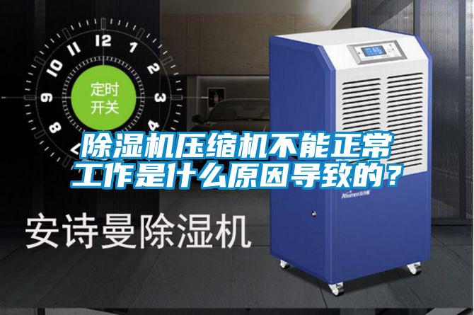 除濕機(jī)壓縮機(jī)不能正常工作是什么原因?qū)е碌模?/></p>
						    <p style=