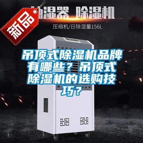 吊頂式除濕機(jī)品牌有哪些？吊頂式除濕機(jī)的選購技巧？