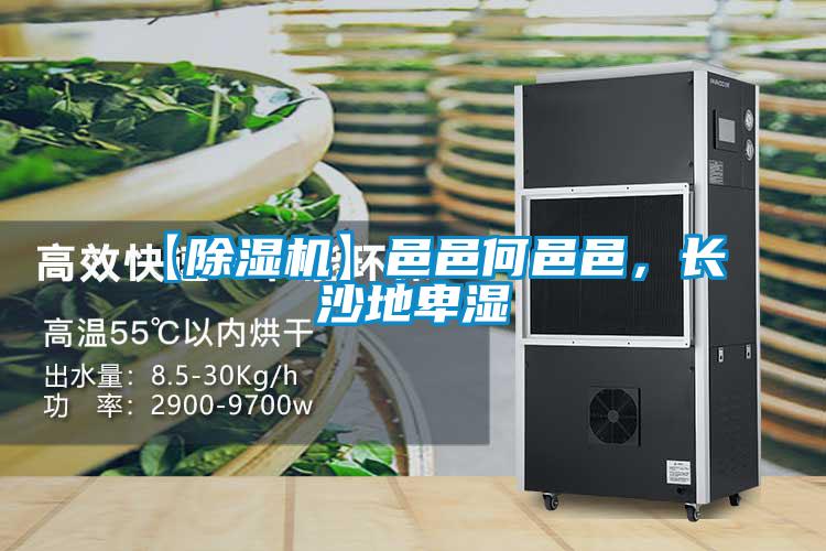 【除濕機】邑邑何邑邑，長沙地卑濕