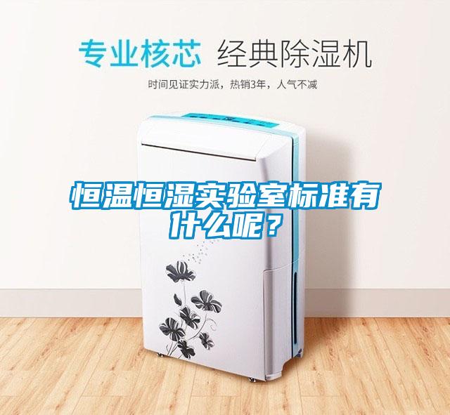 恒溫恒濕實驗室標準有什么呢？