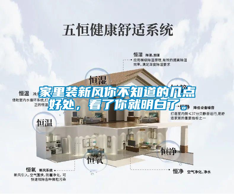 家里裝新風(fēng)你不知道的幾點(diǎn)好處，看了你就明白了。