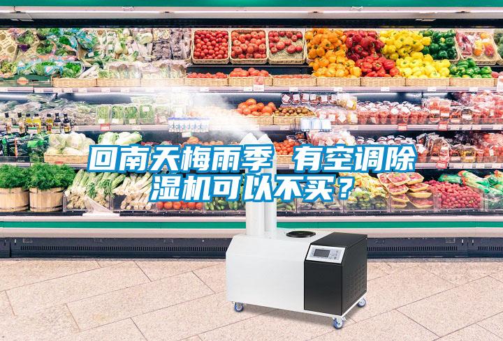回南天梅雨季 有空調(diào)除濕機(jī)可以不買(mǎi)？